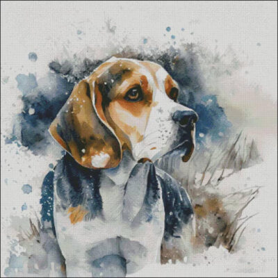 Snow Capped Beagle Hound (Enliven Designs)