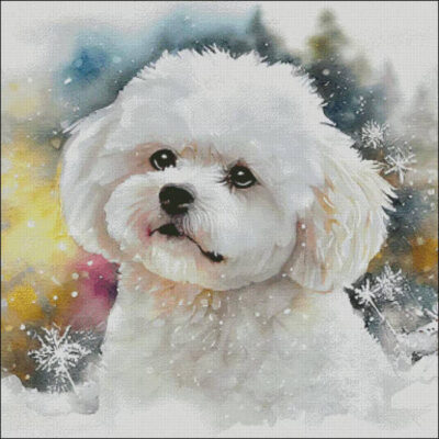 Snow Capped Bichon Frise (Enliven Designs)
