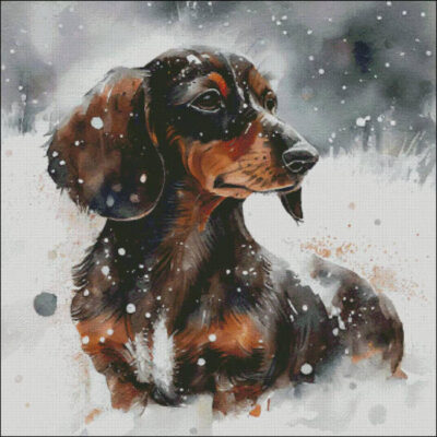 Snow Capped Dachshund (Enliven Designs)
