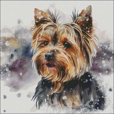 Snow Capped Yorkie (Enliven Designs)
