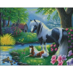 Spring Morning At The Farm ~ (Bridget Voth)