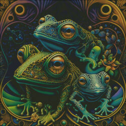 Trio Of Frogs (Fundigital)
