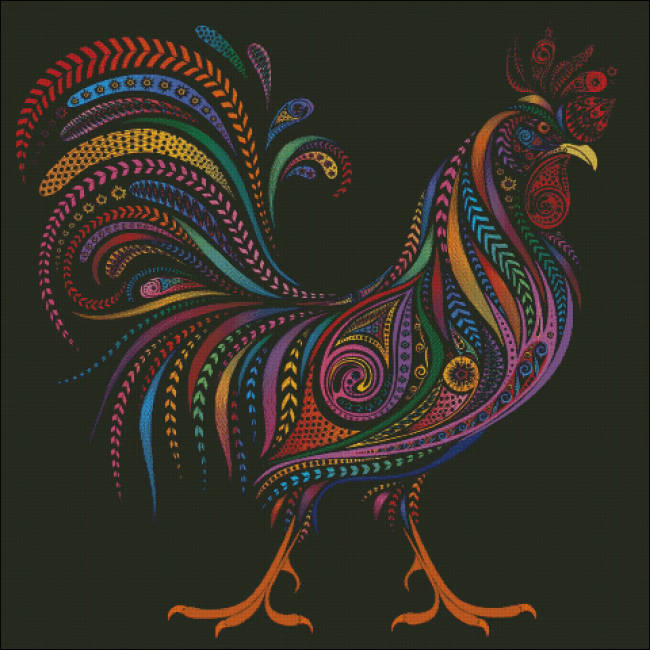 Zen Roo In Purples (Public Domain or Stock Art (Licenced))