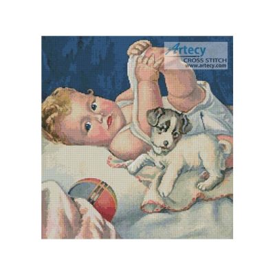 Baby and Puppy (Loren Holmwood)
