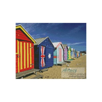 Bathing Boxes at Brighton Beach (Neale Cousland)