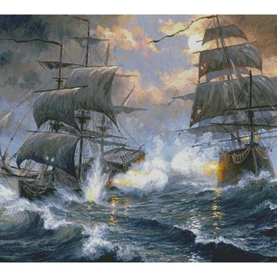 Battle on the High Seas (Large) (Abraham Hunter)