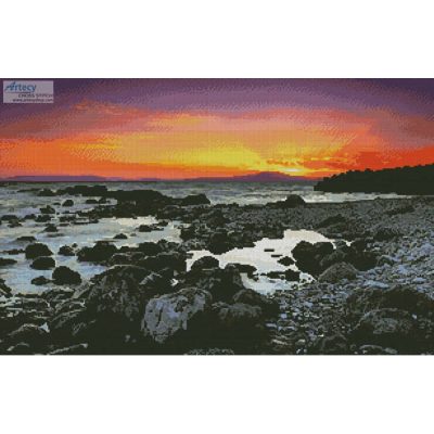 Beach at Sunrise (Akarelias-Image Vortex)