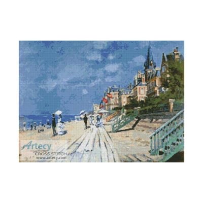 Beach at Trouville (Renoir)