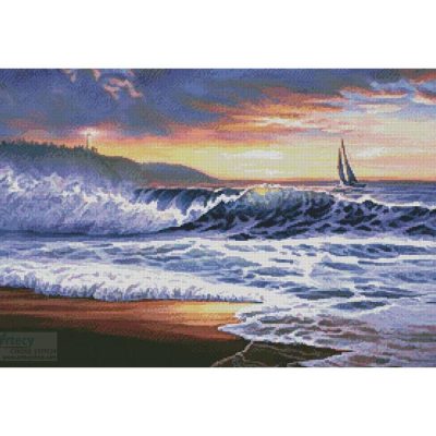 Beach Sunset Lighthouse (Russell Cobane)