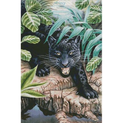 Black Panther in the Jungle (Howard Robinson)