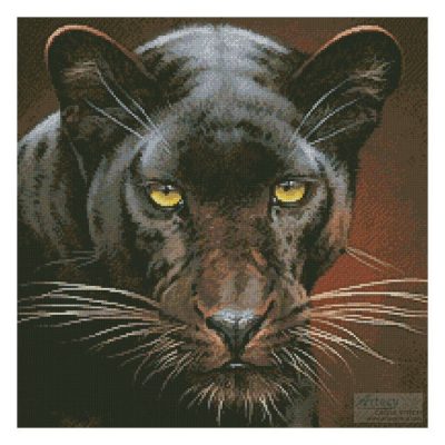 Black Panther Portrait (Crop) (Fuz Caforio)