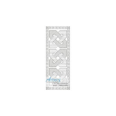 Blackwork Bookmark 1