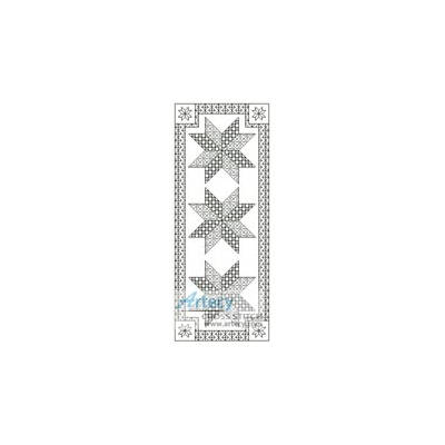 Blackwork Bookmark 4