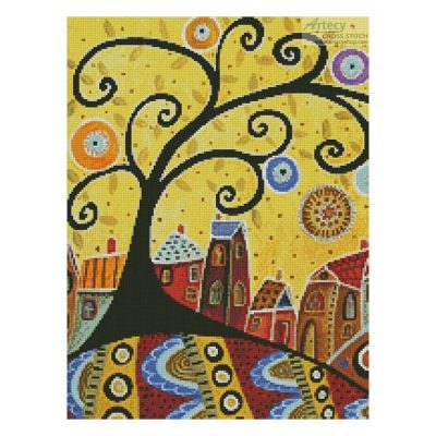 Blooming Village 1 (Crop) (Karla Gerard/ artlicensing)