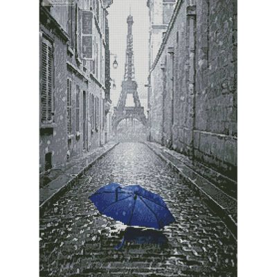 Blue Umbrella in Paris (Cranach - Fotolia)