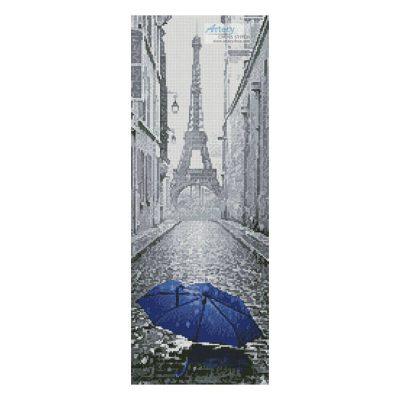 Blue Umbrella in Paris (Crop) (Cranach - Fotolia)