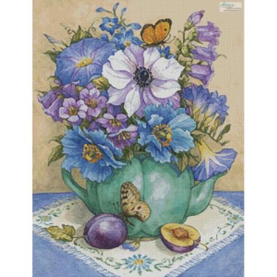 Blue Violet Flowers (Lorraine Ryan)