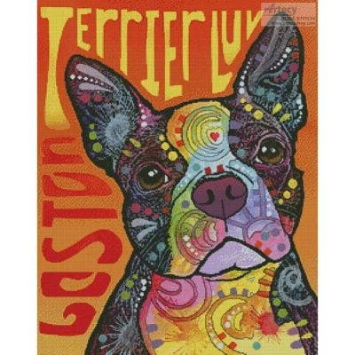 Boston Terrier Luv (Dean Russo/ artlicensing)
