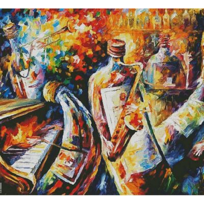 Bottle Jazz (Large) (Leonid Afremov)