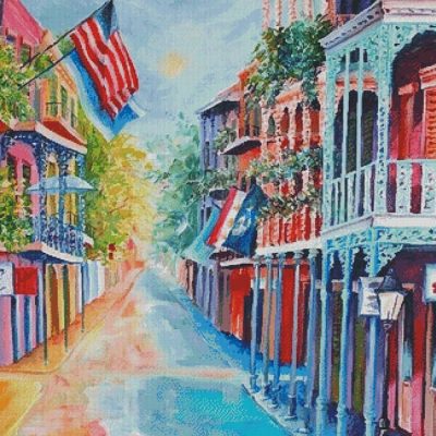 Breezy Royal Street (Large) (Diane Millsap)
