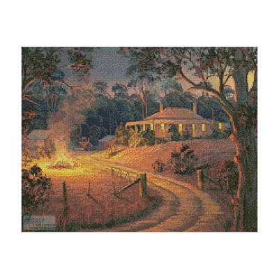 Bush Bonfire (Crop) (John Bradley / artlicensing)