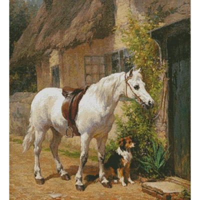 By the Cottage Door (George Augustus Holmes)