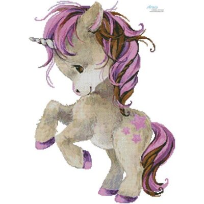 Cute Plum Unicorn (Lena Faenkova)