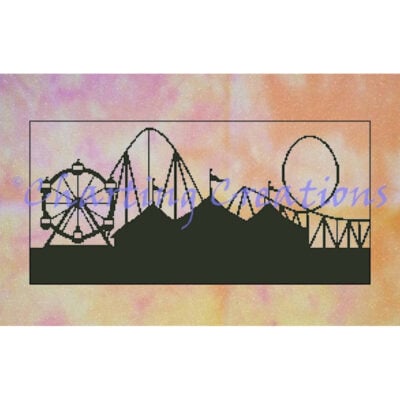 Amusement Park Silhouette (Charting Creations)