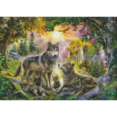Autumn Wolf Family Large (Jan Patrik  Krasny)