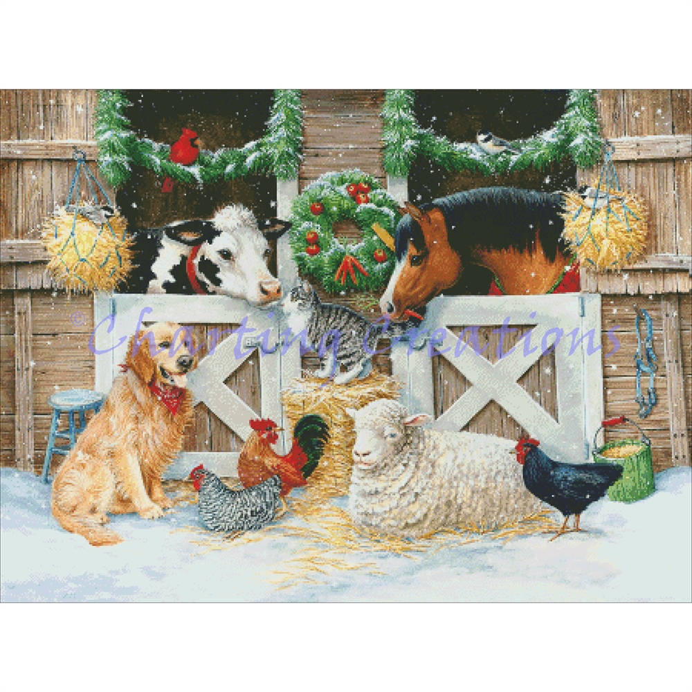 Barnyard Holiday (Kathy Goff)