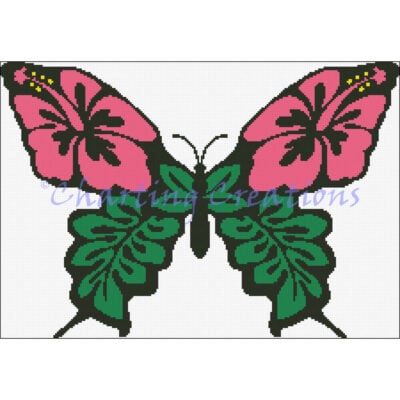 Butterfly Silhouette 6 (Charting Creations)
