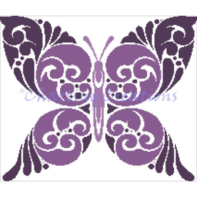 Butterfly Silhouette 4 (Charting Creations)