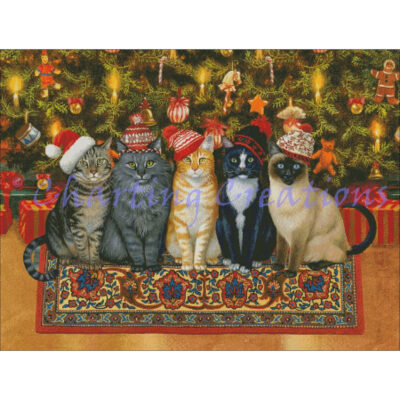 Cats In Christmas Hats (Ruth Sanderson)