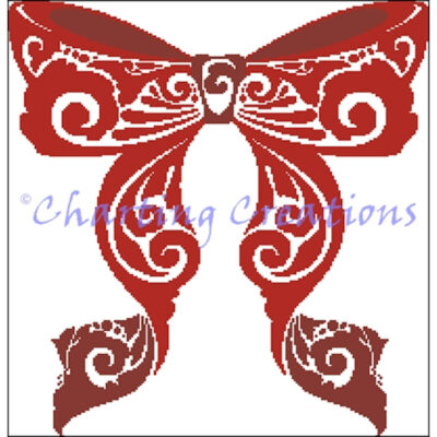 Christmas Bow Silhouette (Charting Creations)
