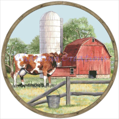 Cow Tin Lid (Barbara Gibson)