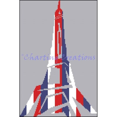 Eiffel Tower Silhouette (Charting Creations)