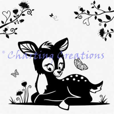 Fawn Silhouette (Charting Creations)