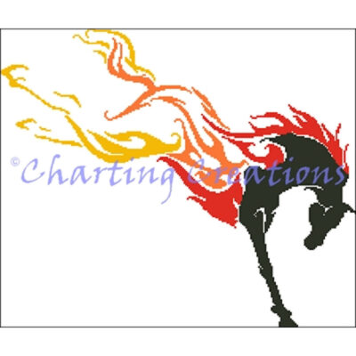 Flame Dancer Silhouette (Charting Creations)