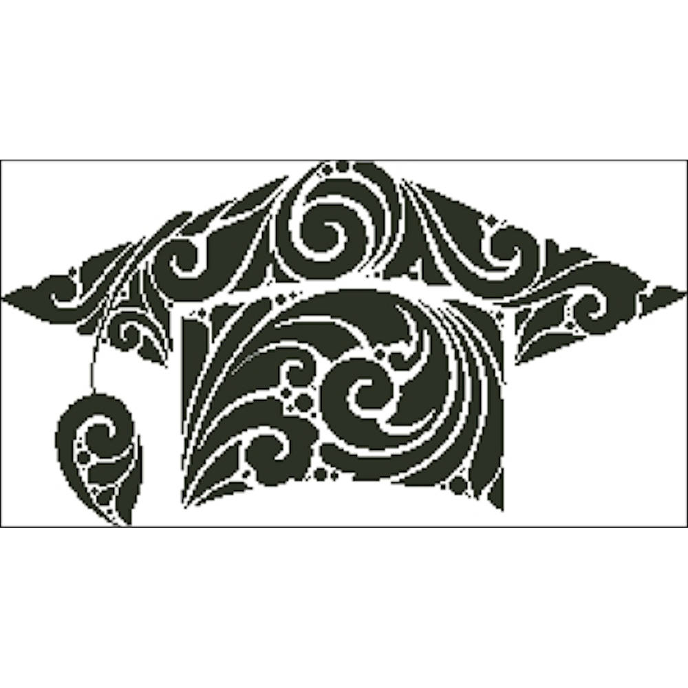 Graduation Silhouette (Charting Creations)