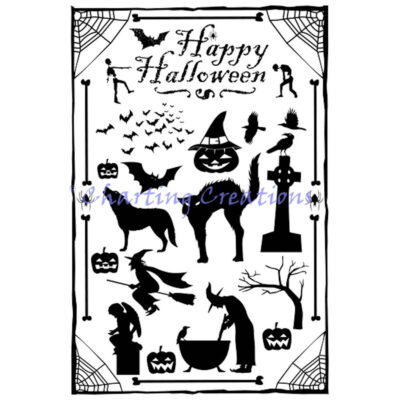 Halloween Sampler Silhouette (Charting Creations)
