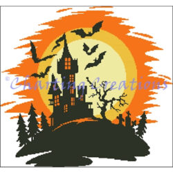 Halloween Silhouette (Charting Creations)