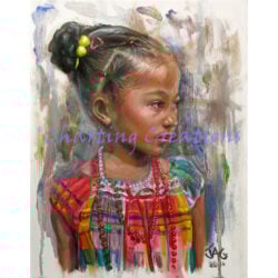 Kejeem In Red Beads (Jonathan Gladding)