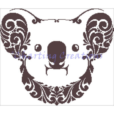 Koala Silhouette (Charting Creations)