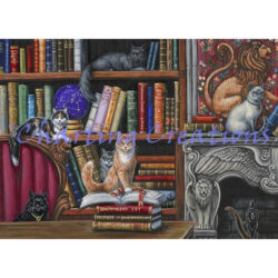 Library Lions Large (Theresa Mather)