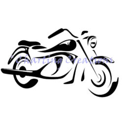 Motorcycle Silhouette (Charting Creations)