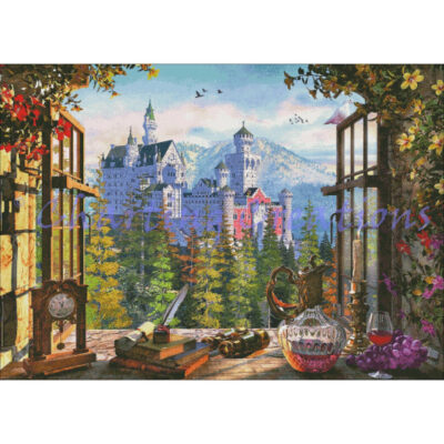 Mountain Castle Through The Window (Dominic Davison)