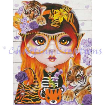 Munchkinz Tiger Loving Tessa (Sheena Pike Art And Illustration)