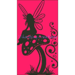 Mushroom Fairy Silhouette (Charting Creations)