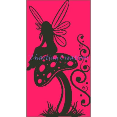 Mushroom Fairy Silhouette (Charting Creations)