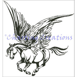 Pegasus Silhouette (Charting Creations)